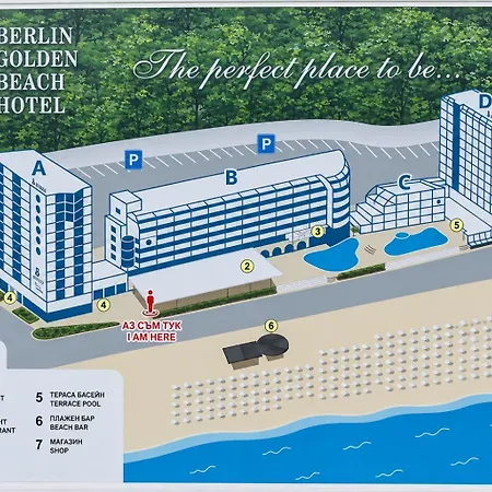 Studio-golden Sands Sea View-berlin Golden Warna